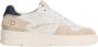 D.a.t.e. Witte Sneakers met Beige en Zwarte Details - Thumbnail 1