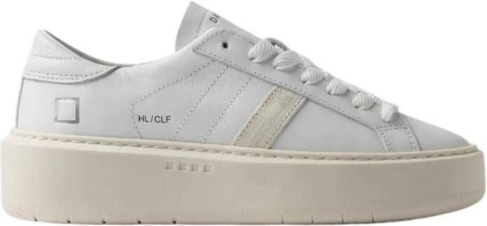 D.a.t.e. Leren Sneakers met Platformzool