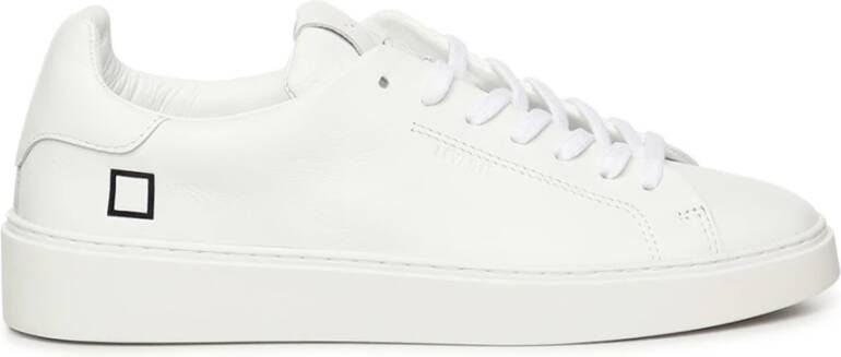 D.a.t.e. Witte Sneakers met Logodetails