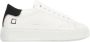 D.a.t.e. Witte leren sneakers met contrasterende kleur op de hiel White Dames - Thumbnail 10