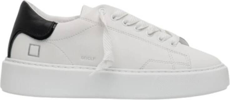 D.a.t.e. Witte Sneakers met Verhoogde Binnenzool