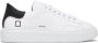 D.a.t.e. Witte Leren Sneakers met Zwarte Hieleninzet White Dames - Thumbnail 1
