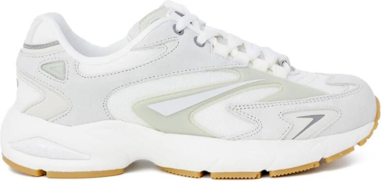 D.a.t.e. Witte hardloopschoenen met suède en TPU-inzetstukken White Dames - Foto 3