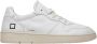 D.a.t.e. Witte Leren Court Basic Sneaker White Heren - Thumbnail 1