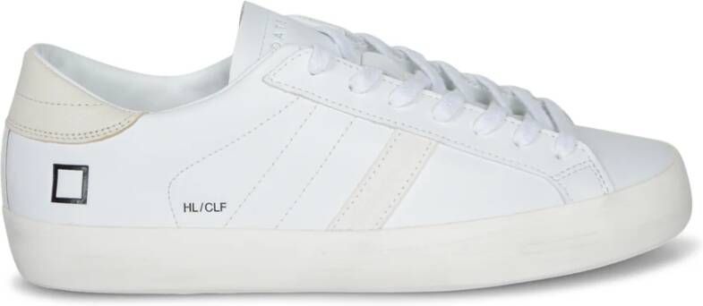 D.a.t.e. Witte Sneakers voor Mannen Stijlvol Ontwerp
