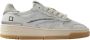 D.a.t.e. Witte Suède Sneakers met Leren Label - Thumbnail 1