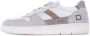 D.a.t.e. Witte Suède Sneakers met Geperforeerde Details Multicolor Heren - Thumbnail 12