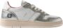 D.a.t.e. Zilver Geperforeerde Leren Sneakers - Thumbnail 1