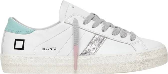 D.a.t.e. Zilveren Gelamineerde Sneakers Multicolor Dames