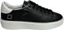 D.a.t.e. Zwarte leren lage sneaker Black Heren - Thumbnail 1