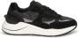 D.a.t.e. Zwarte Leren en Nylon Sneaker Fuga Natural Black Dames - Thumbnail 1