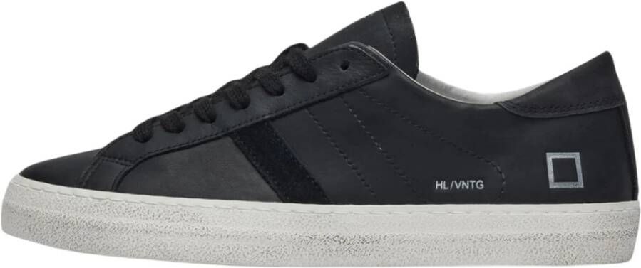 D.a.t.e. Zwarte Sneakers Zwart Heren