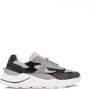 D.a.t.e. Zwarte Suède en Leren Sneakers Multicolor Heren - Thumbnail 6