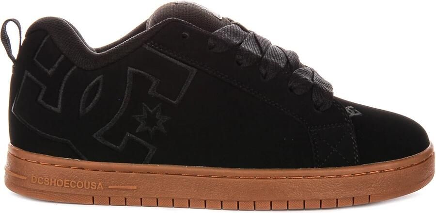 DC Shoes Court Graffik Heren Zwart Leren schoenen - Foto 4
