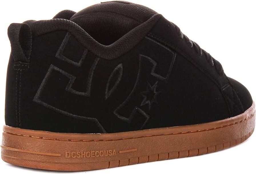 DC Shoes Court Graffik Heren Zwart Leren schoenen - Foto 5