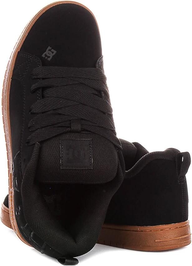 DC Shoes Court Graffik Heren Zwart Leren schoenen - Foto 7
