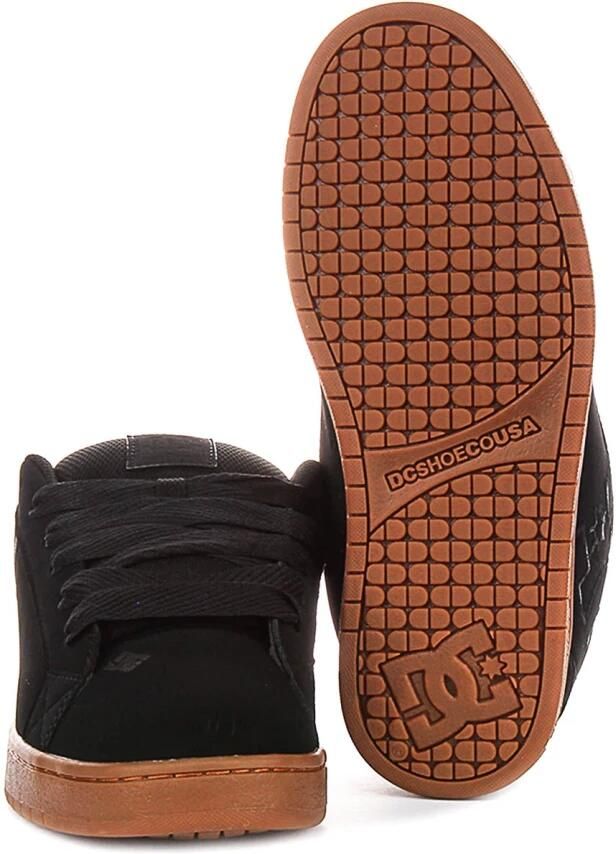 DC Shoes Court Graffik Heren Zwart Leren schoenen - Foto 6