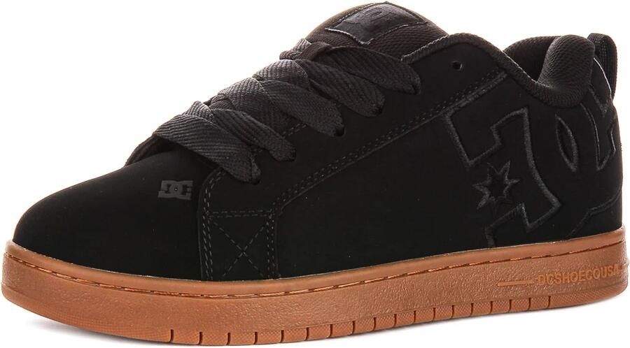 DC Shoes Court Graffik Heren Zwart Leren schoenen - Foto 9