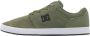 DC Shoes Crisis Leren Skateboard Sneakers Green Heren - Thumbnail 1