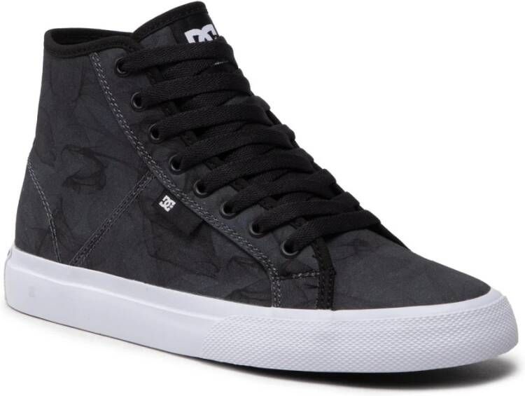 DC Shoes Hoge canvas sneakers voor heren Black Heren