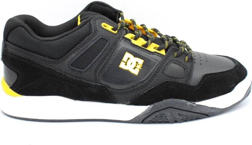 DC Shoes Leren Veterschoenen met Suède Inzetstukken