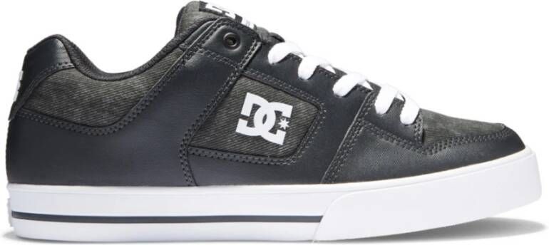 DC Shoes Pure SE SN Leren Sneakers Gray Heren