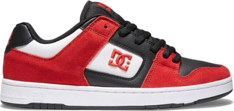 DC Shoes Rode Leren Sneakers Manteca 4 S Red Heren