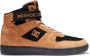 DC Shoes Hoge Top Leren Sneakers Brown Heren - Thumbnail 1