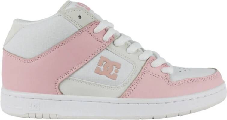 DC Shoes Leren damessneakers met Impact-G technologie Pink Dames