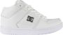 DC Shoes Stijlvolle Leren Sneakers voor Vrouwen White Dames - Thumbnail 1