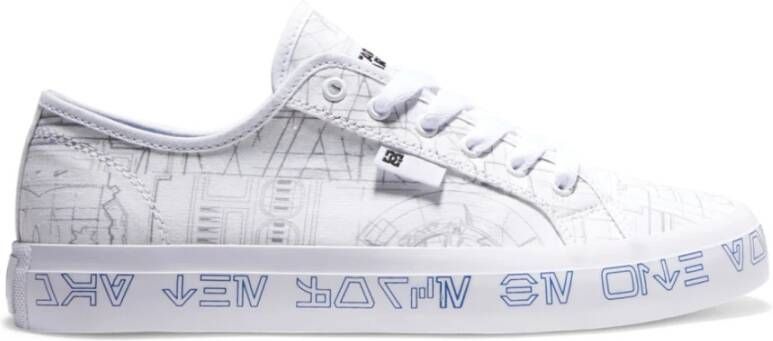 DC Shoes Star Wars Canvas Sneakers White Heren