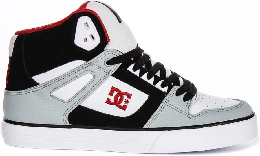 DC Shoes Winter High-Top Laarzen in Wit Zwart Rood