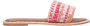 De Siena Oranje Roze Resort Slipper Sandalen Multicolor Dames - Thumbnail 1