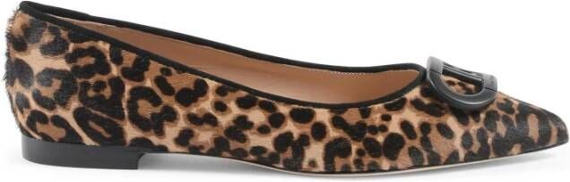 Dee Ocleppo Animalier Tone-on-Tone Ballerina Multicolor Dames