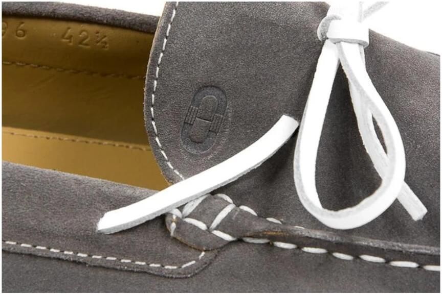 Dee Ocleppo Italiaanse handgestikte suède loafers Gray - Foto 2