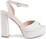 Dee Ocleppo Elegante Plateau Sandalen met Dunne Enkelband White Dames - Thumbnail 4