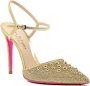 Dee Ocleppo Sandalen Gouden glitterpomp met studsEnkelbandje - Thumbnail 1