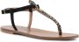 Dee Ocleppo Sandalen TStrap Platte Sandalen Luipaard Print - Thumbnail 1