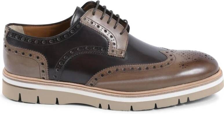 Dee Ocleppo Luxe Leren Brogue Schoenen met Rubberen Zool Multicolor Heren