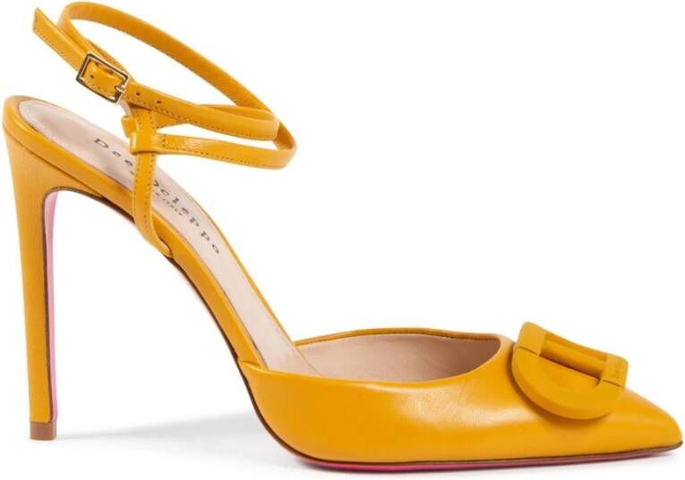 Dee Ocleppo Mosterd Veterschoen Stiletto Pump Yellow Dames