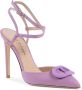 Dee Ocleppo Paarse Leren Stiletto Pump Purple Dames - Thumbnail 1