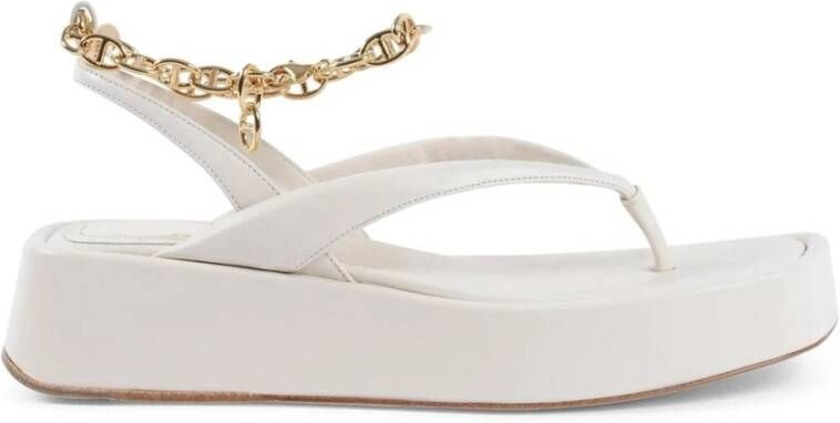 Dee Ocleppo Sandalen met kettingdetail en enkelband