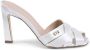 Dee Ocleppo Zilveren Studs Leren Sneaker White Dames - Thumbnail 2