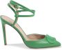 Dee Ocleppo Zwarte Leren Stiletto Pump Green Dames - Thumbnail 3