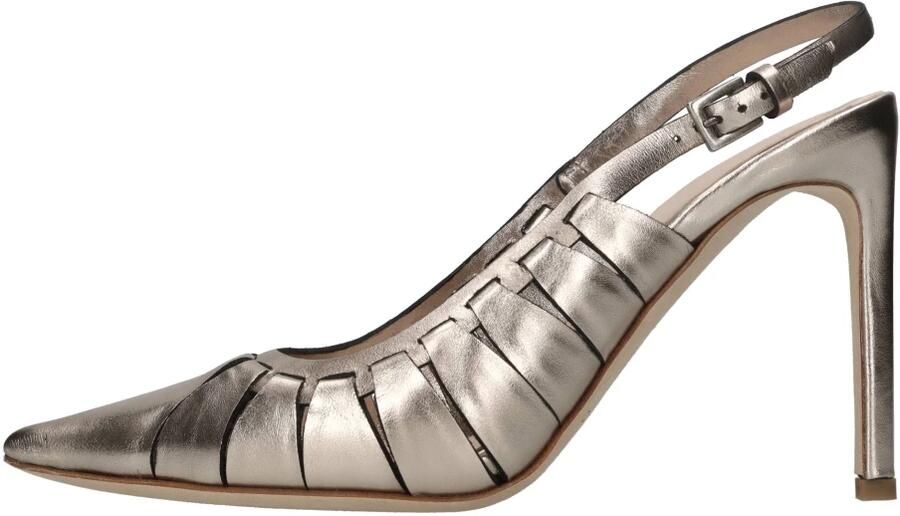 DEL Carlo 11509 Mirrorpirite Slingback Pump