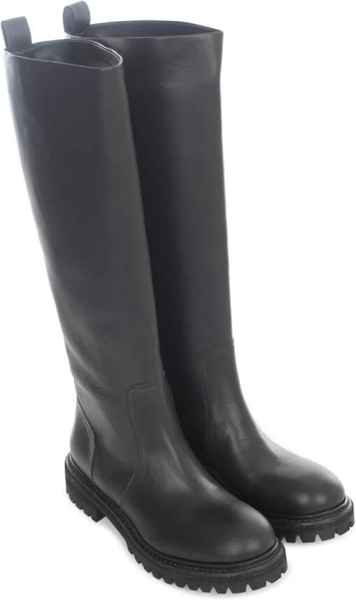 DEL Carlo Hoge leren laarzen met profielzool - Foto 2