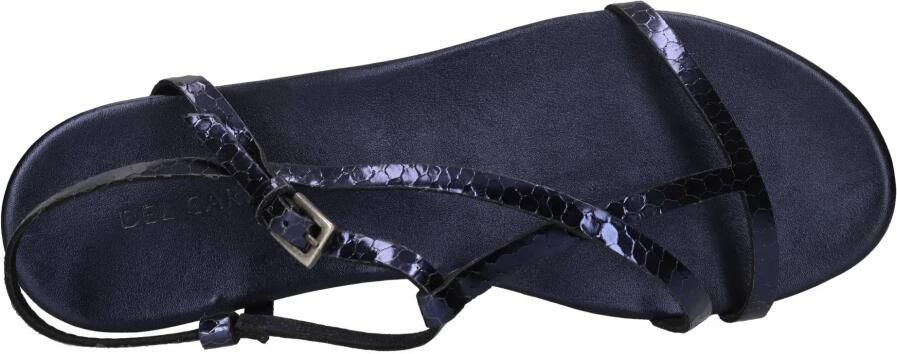 DEL Carlo Leren Platte Sandalen - Foto 2