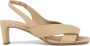 DEL Carlo High Heel Sandals Beige Dames - Thumbnail 1