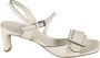 DEL Carlo High Heel Sandals White Dames - Thumbnail 1