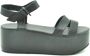 DEL Carlo Modieuze Sleehak Sandalen voor Vrouwen Gray Dames - Thumbnail 1